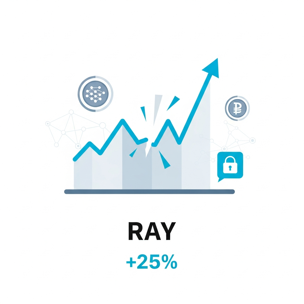RAYが25%急騰！手数料100%還元モデルへの移行と上場観測で資金流入