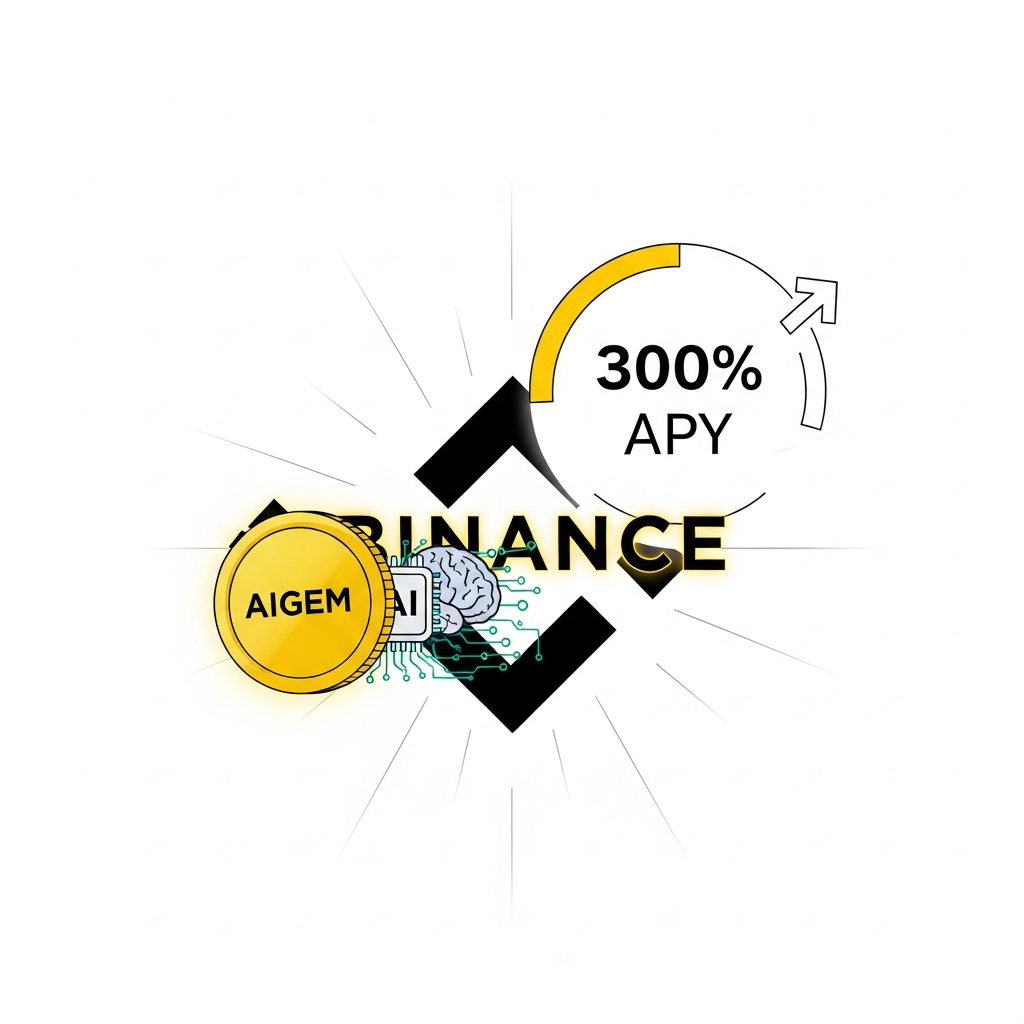 BinanceがAIミーム『AIGEM』上場、年利300%のEarn開始
