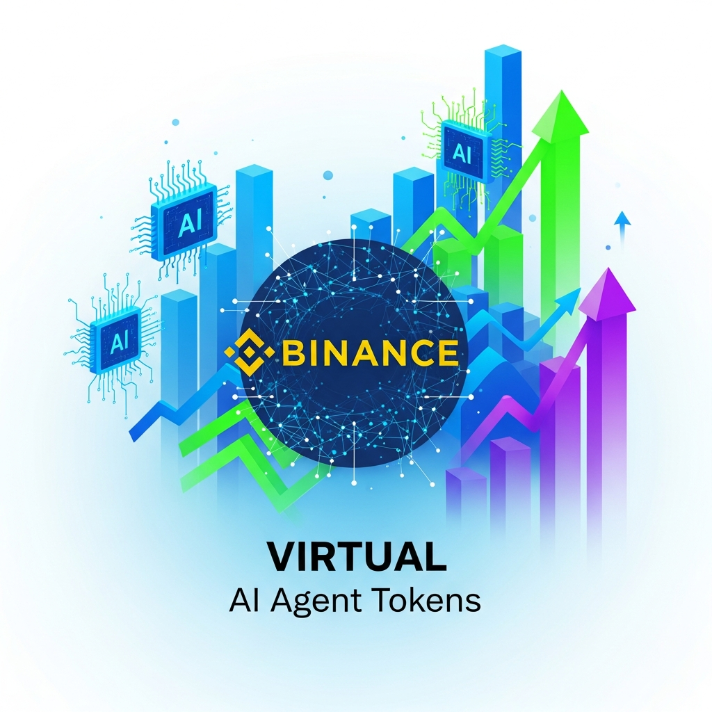 BinanceがVIRTUALを新規上場、AIエージェント銘柄が全面高の展開へ