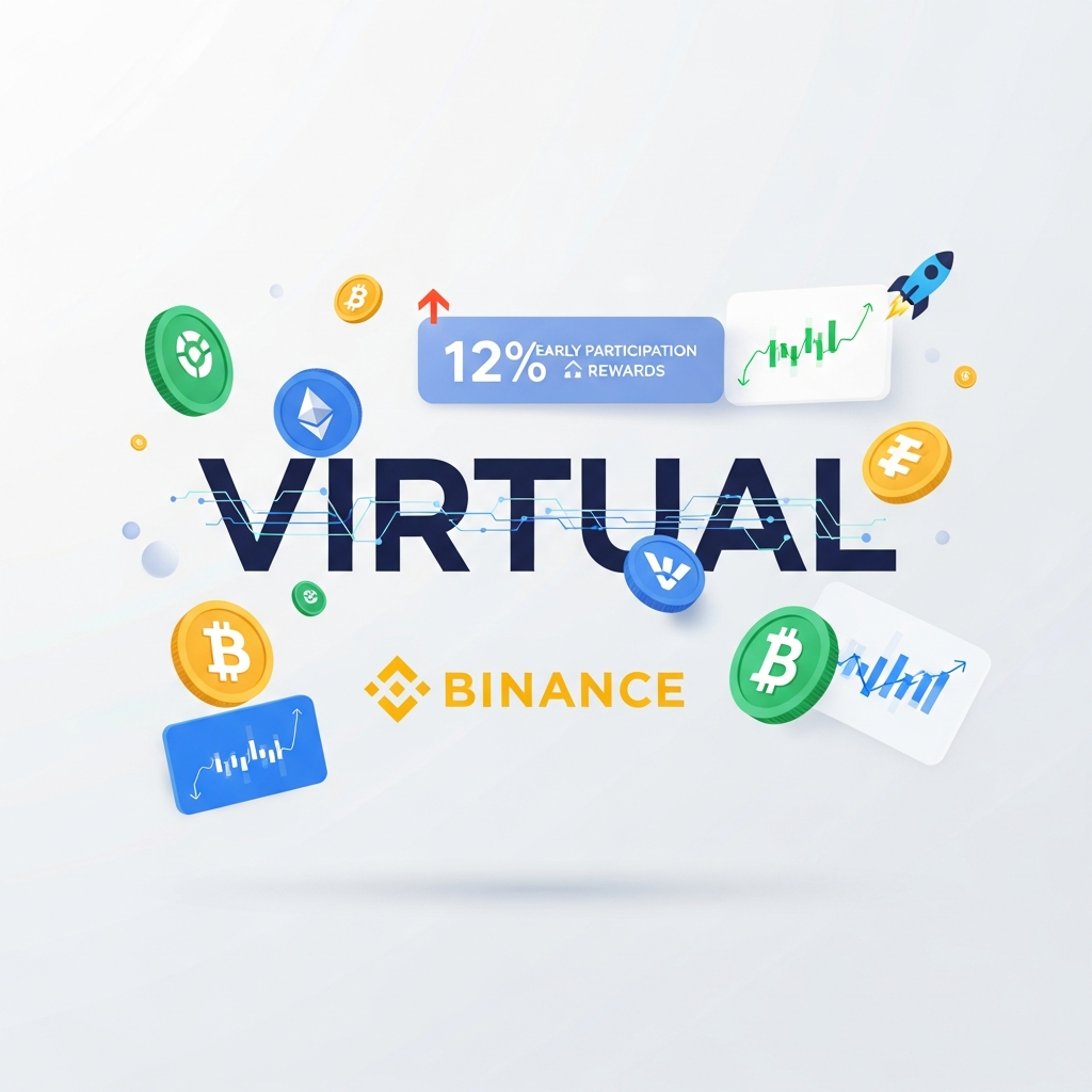VIRTUALがBinance上場決定、最大12%の早期参加報酬を公開