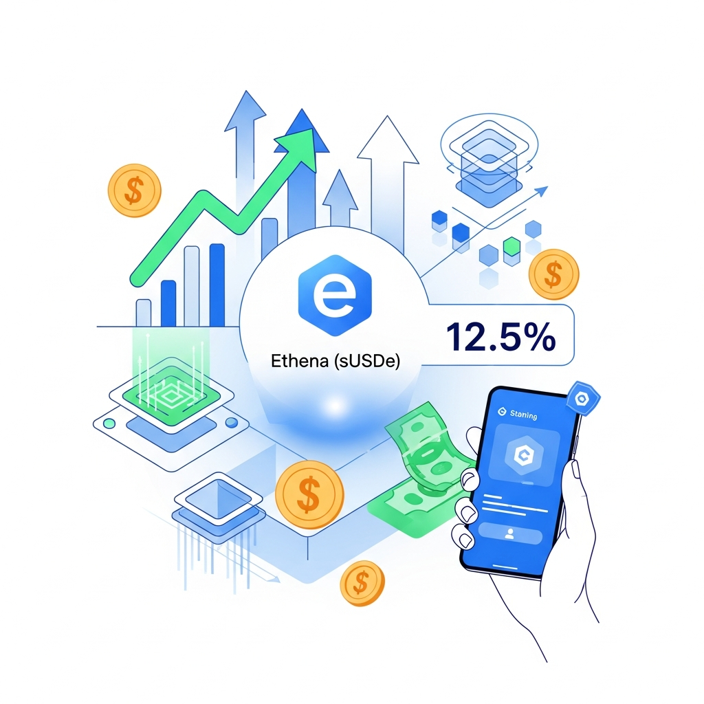【年利12.5%】Ethena (sUSDe) ステーキングによるドルベース資産運用