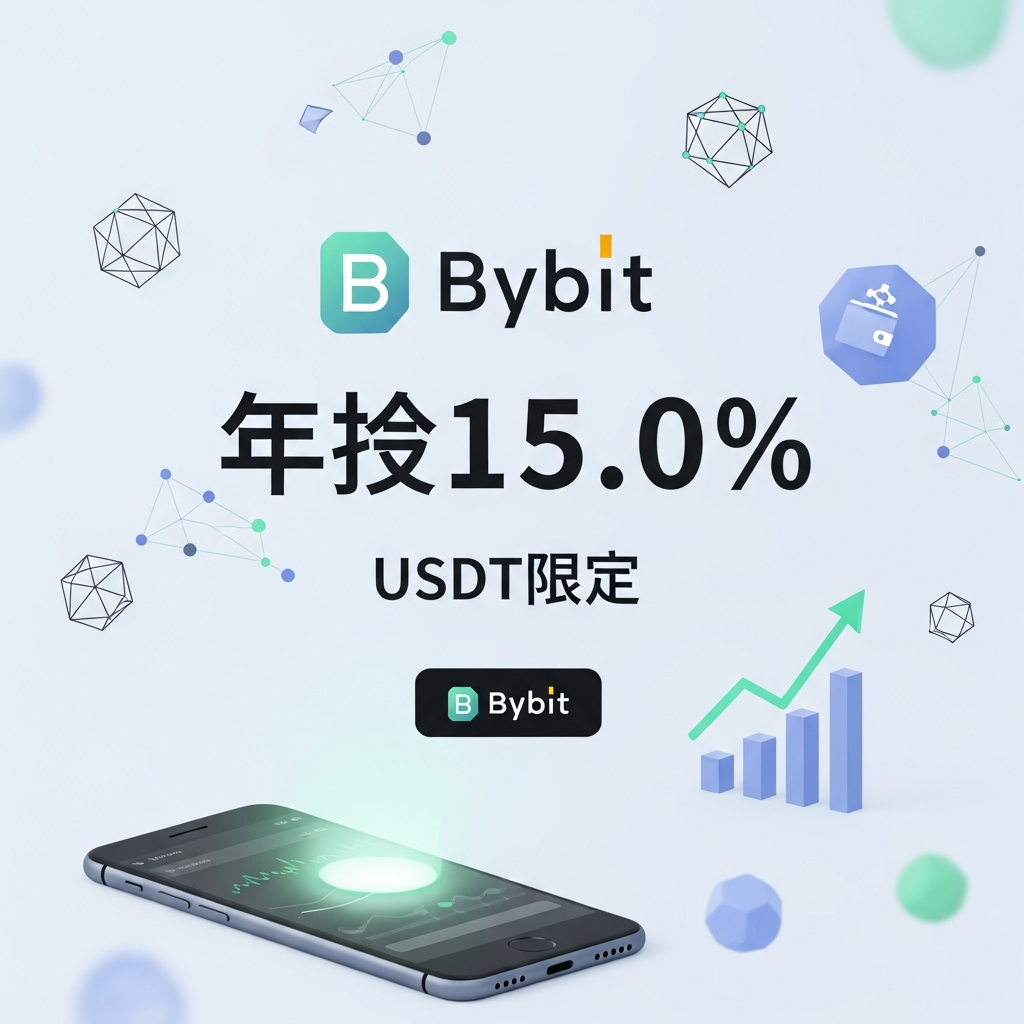 【年利15.0%】Bybit（バイビット）USDT限定高利回りキャンペーン