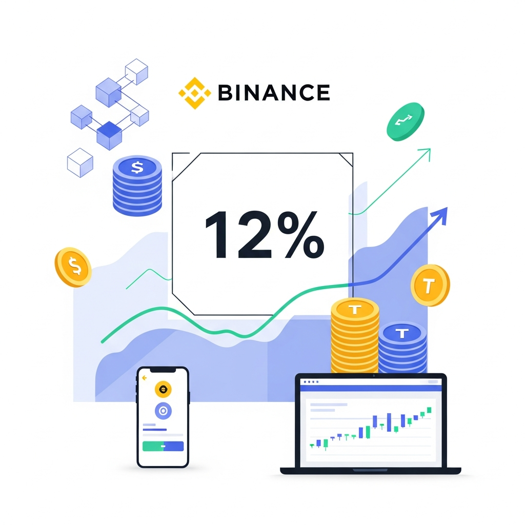 【年利12%】Binance Simple EarnでのUSDT特別運用キャンペーン