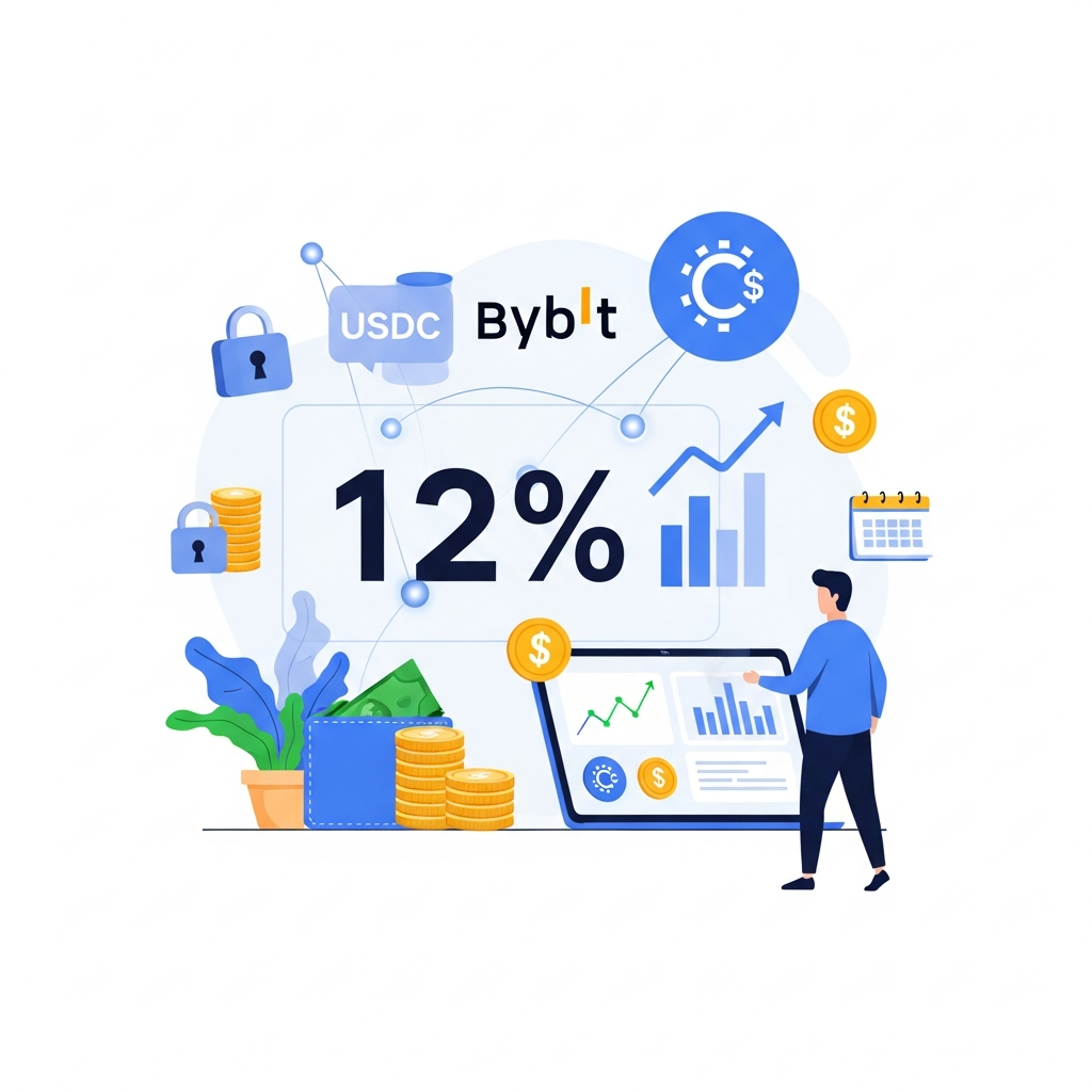 【年利最大12%】Bybit（バイビット）貸し出し：USDC安定運用