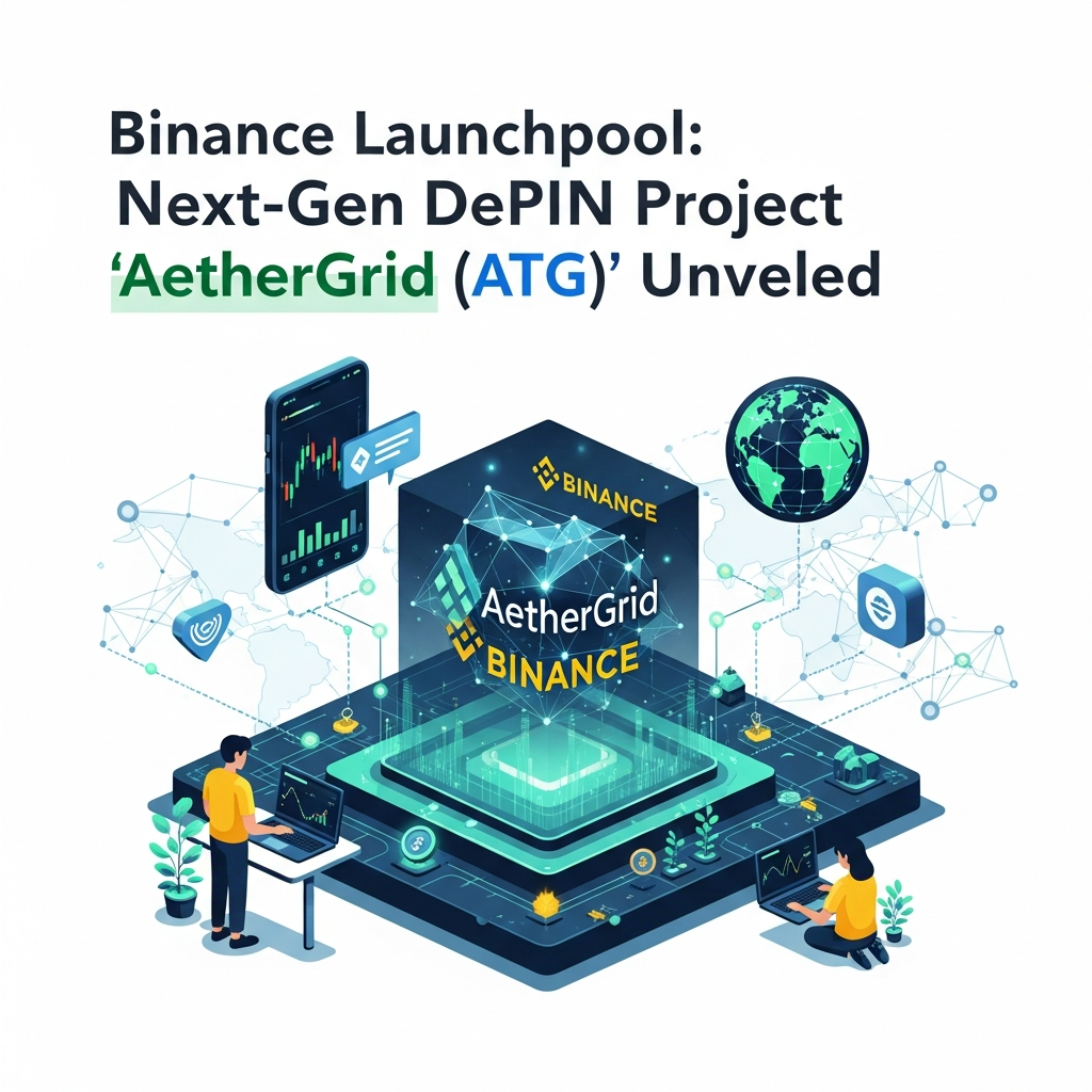 【最速】Binance Launchpool：次世代DePINプロジェクト「AetherGrid (ATG)」が登場