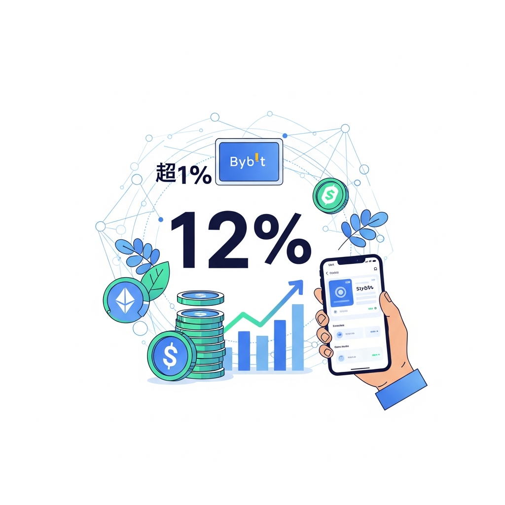 【年利12%】Bybit（バイビット）のUSDTステーキングで手堅く増やす