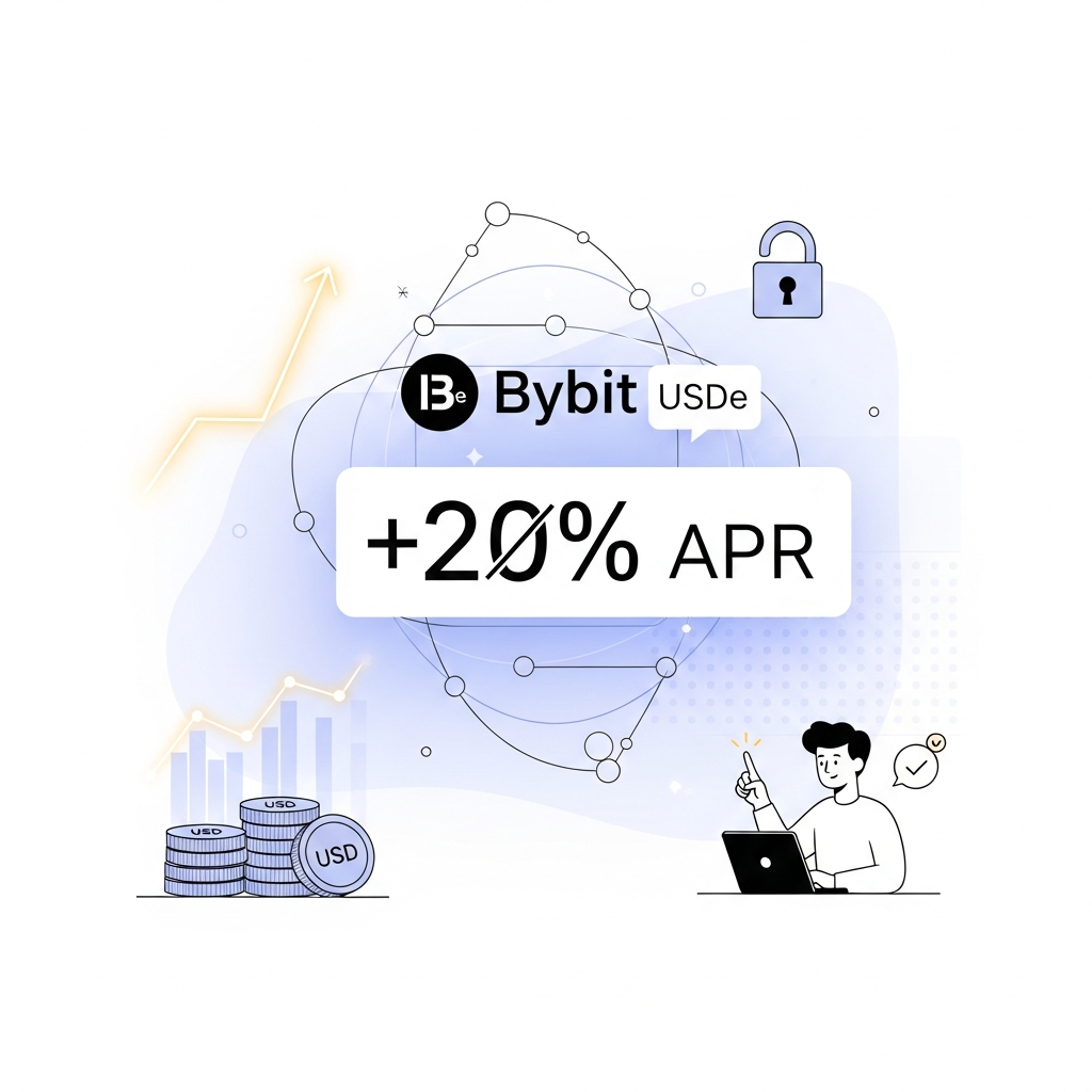 【年利20%】Bybit（バイビット）×USDe：高金利ステーブルコイン運用で手堅く増やす