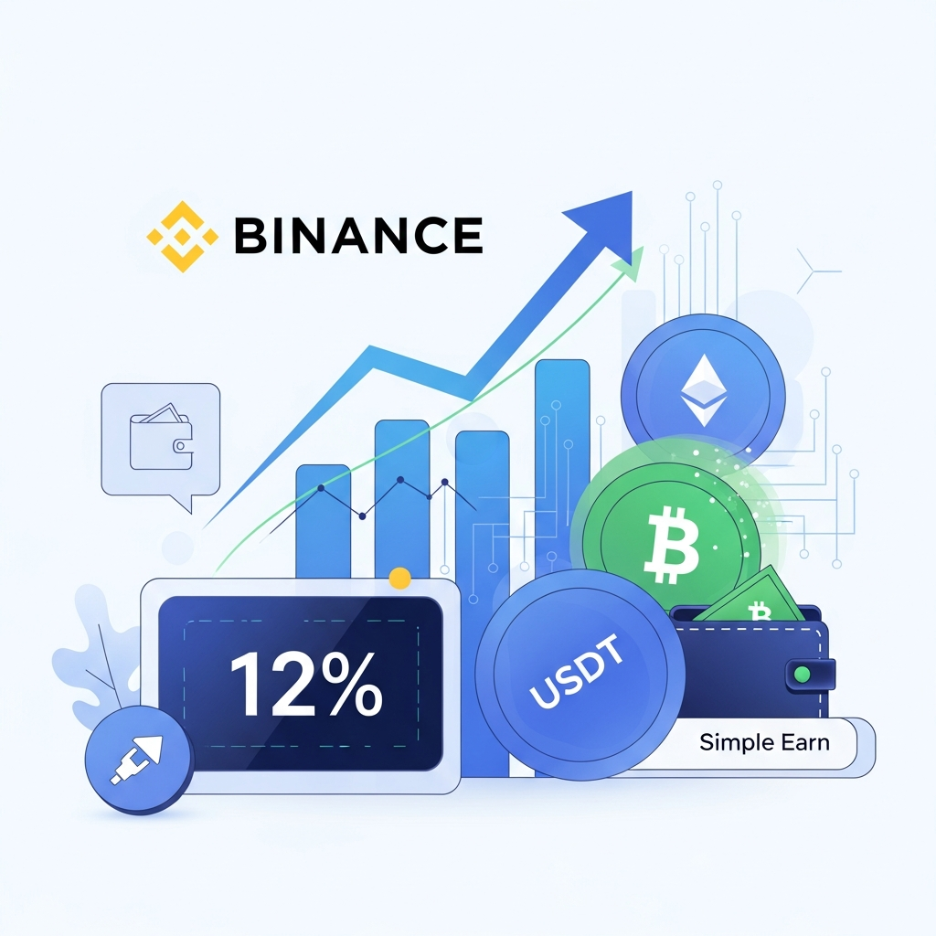 【年利12%】Binance Simple EarnでUSDTを堅実に増やす