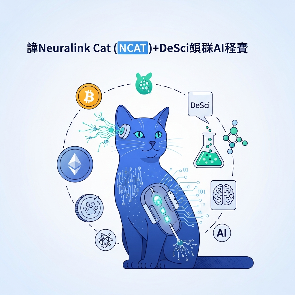 【爆益期待】Neuralink Cat (NCAT)＋DeSci×AI猫ミームの融合