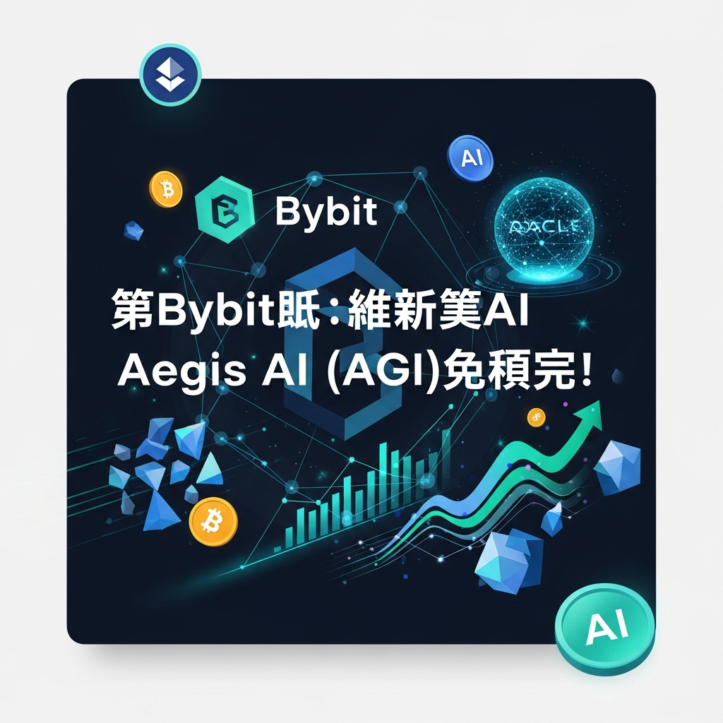 【最速】Bybitローンチプール：次世代AIオラクル「Aegis AI (AGI)」上場決定！