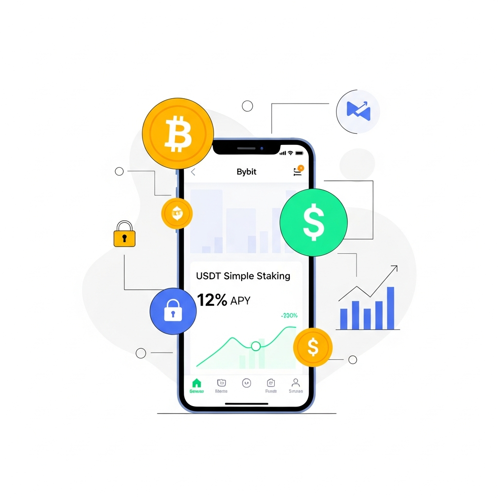 【年利12%】Bybit（バイビット）USDTシンプル運用で手堅く稼ぐ