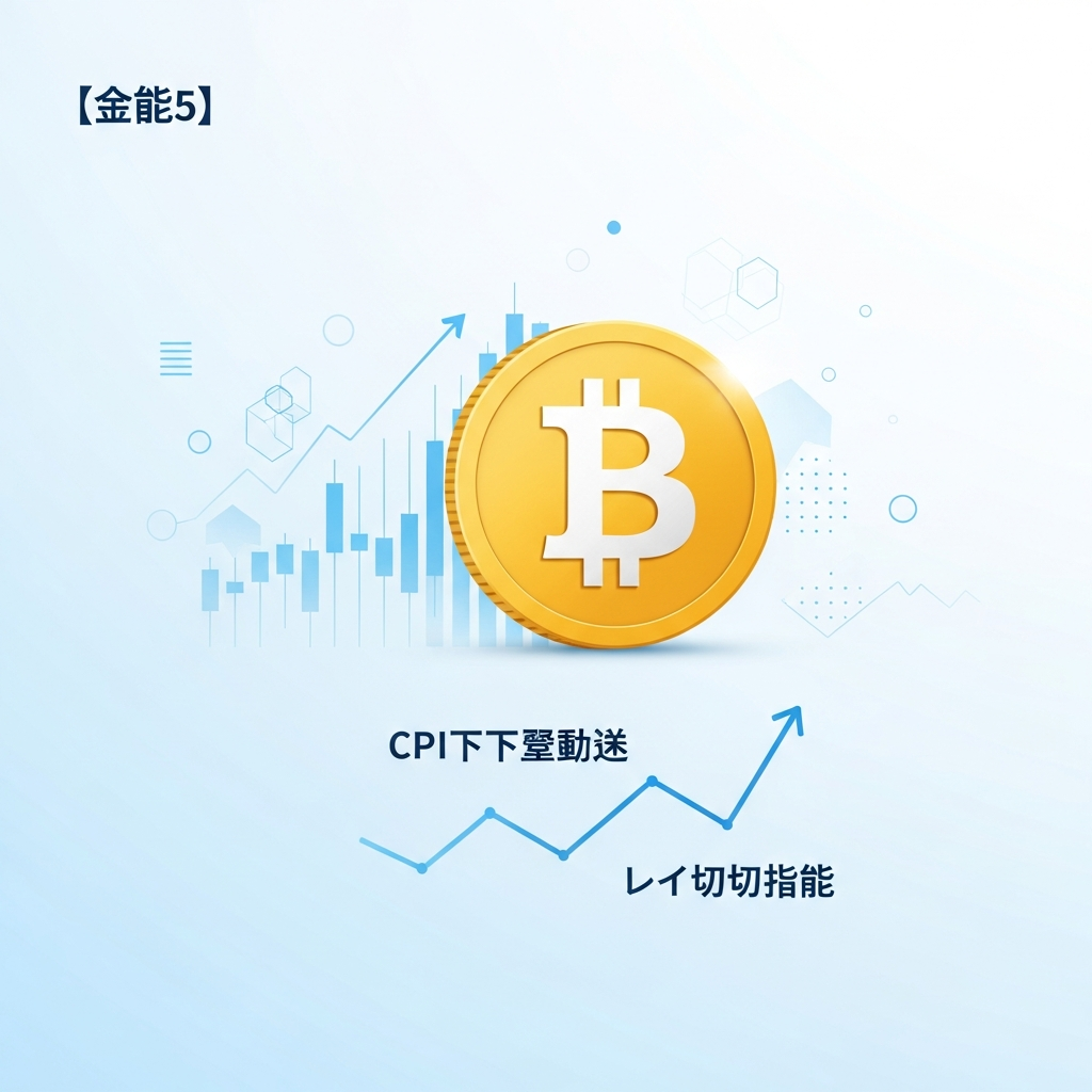 [重要度★5] 米CPI下振れで利下げ観測、BTC高値挑戦へ