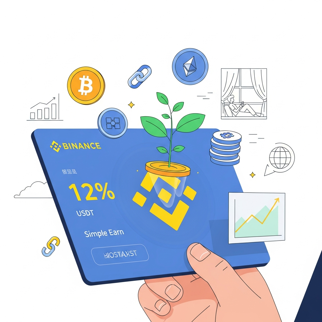 【年利12%】Binance Simple EarnでのUSDTフレキシブル運用