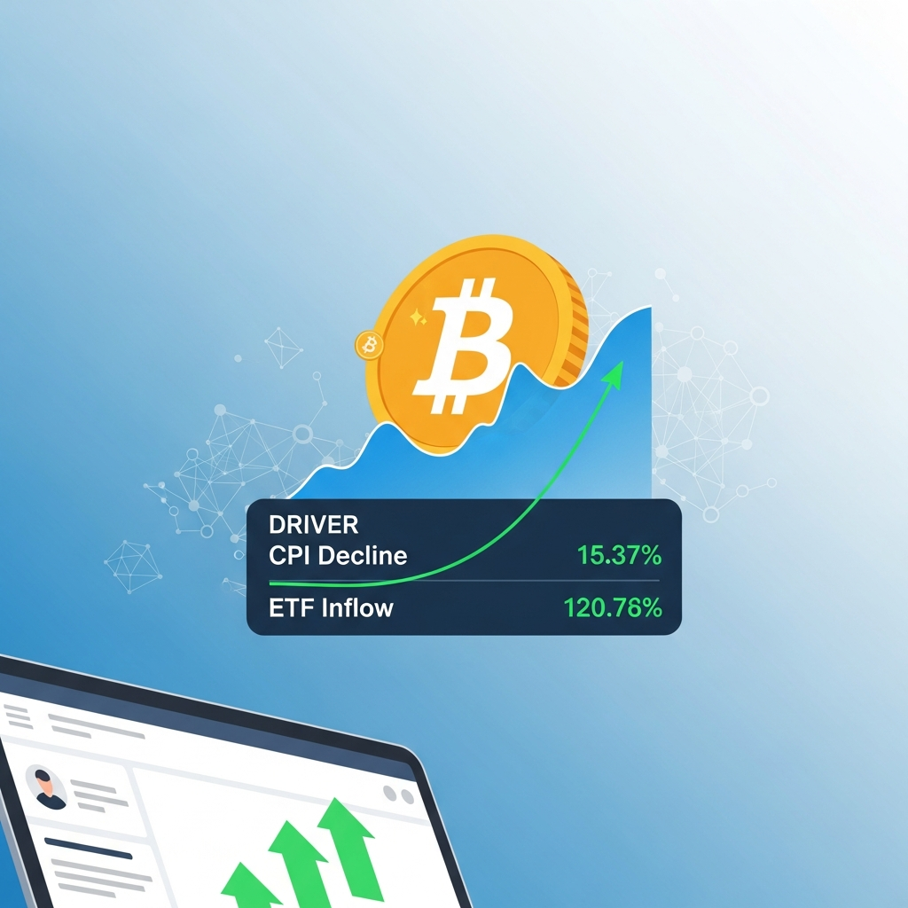 [重要度★5] 米CPI低下とETF流入でBTC最高値圏