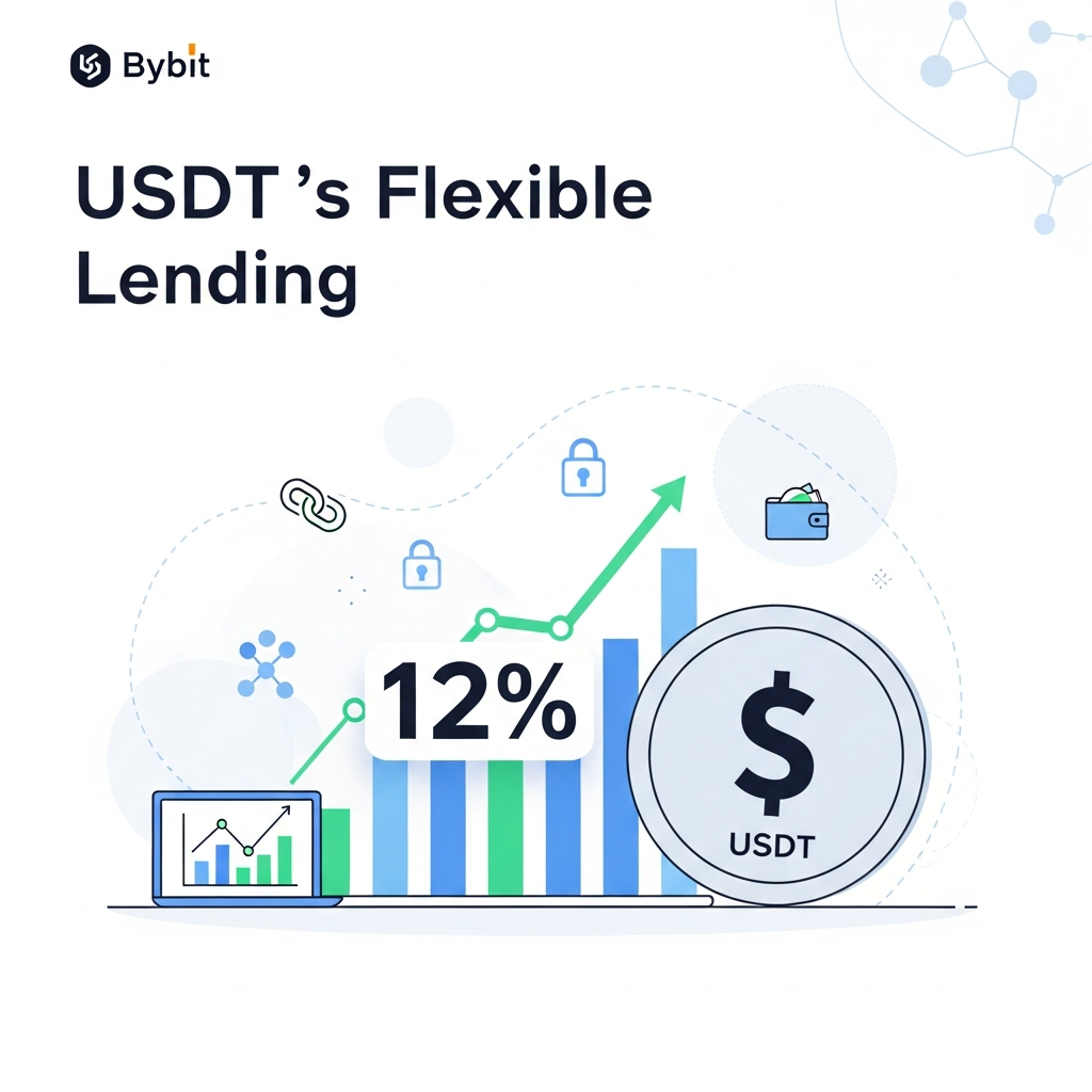【年利12%】Bybit（バイビット）USDTフレキシブル貸付で手堅く増やす