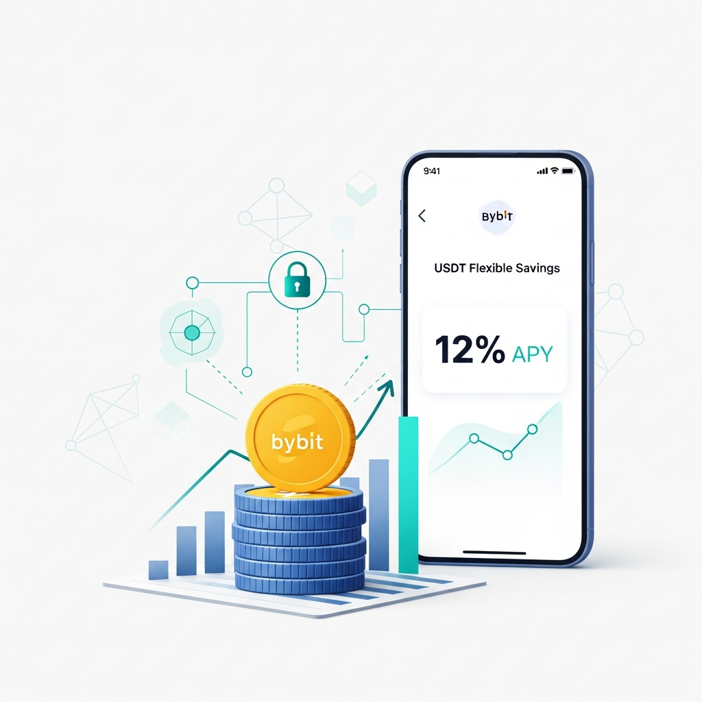 【年利12%】Bybit USDTフレキシブル貯蓄で手堅く資産を増やす