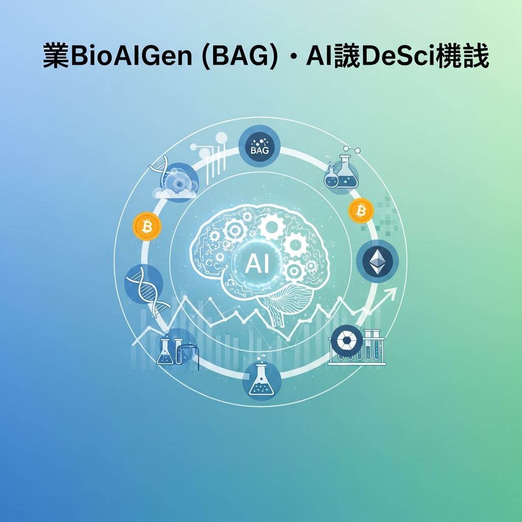 【爆益期待】BioAIGen (BAG) ｜AI×DeSciの寿命延長ナラティブ