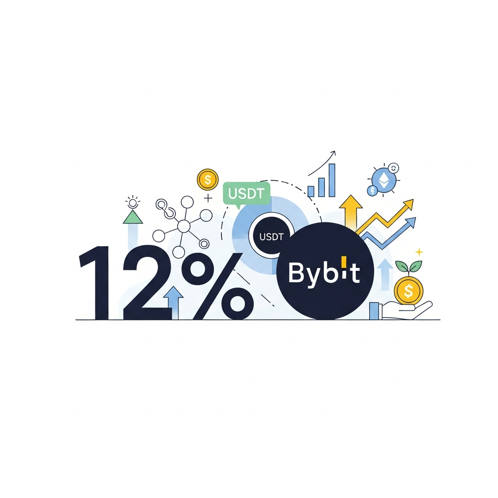 【年利12%】Bybit（バイビット）USDT積立ステーキングで手堅く増やす最新戦略