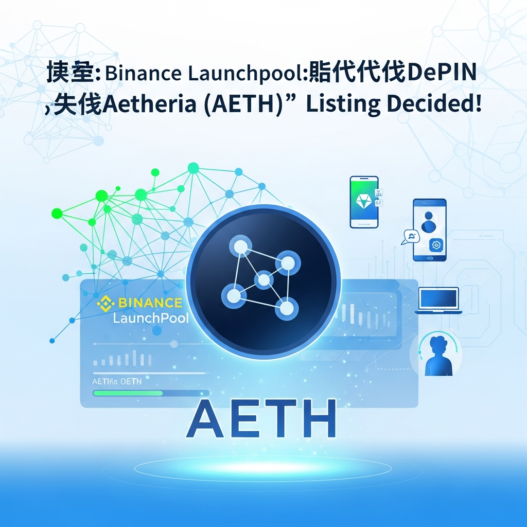 【最速】Binance Launchpool：次世代DePINプロジェクト「Aetheria (AETH)」上場決定！