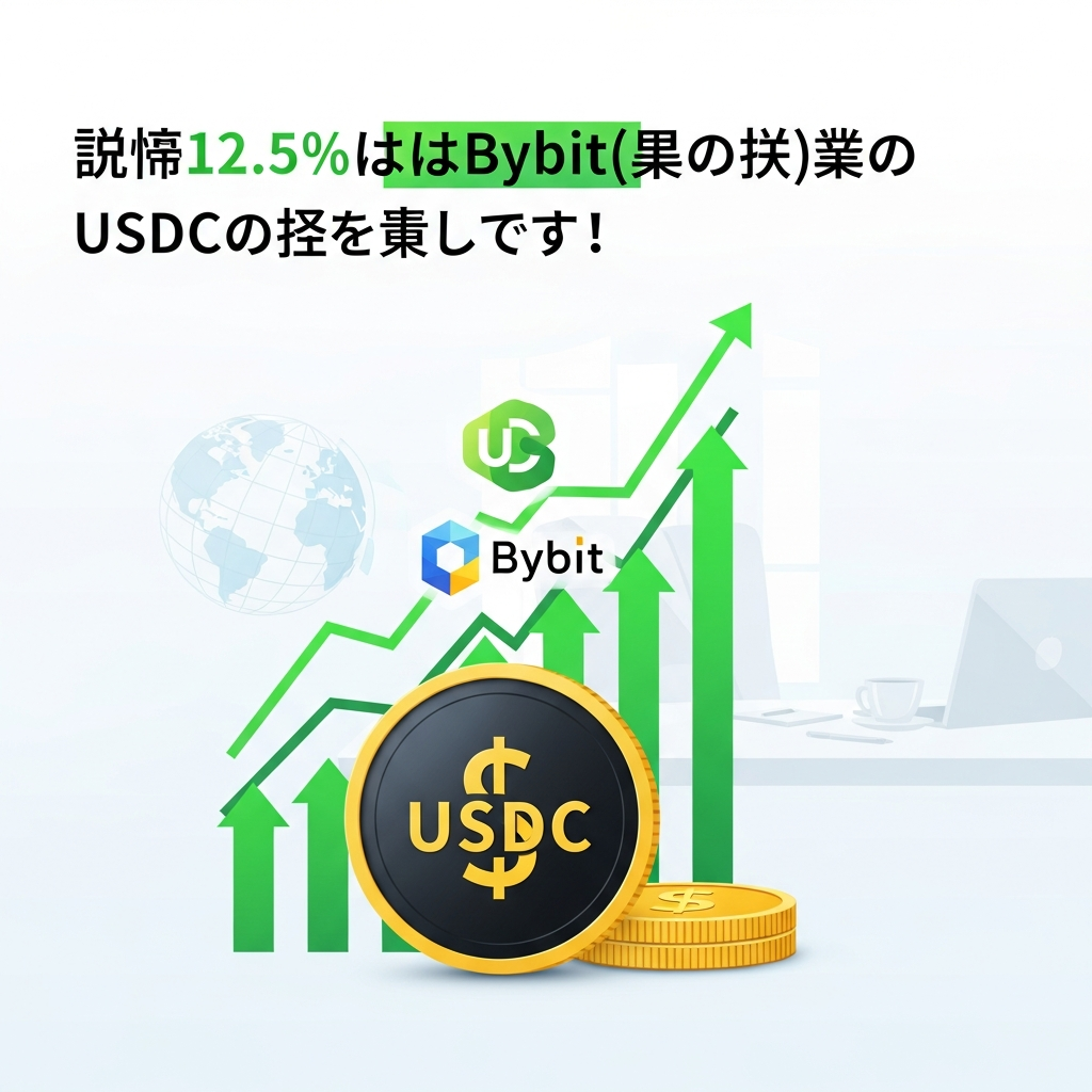 【年利12.5%】Bybit（バイビット）でUSDCを増やす！ステーブルコイン貸付運用の最新ガイド