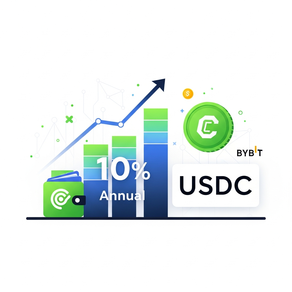 【年利10%】Bybit（バイビット）のUSDC定期ステーキングで手堅く増やす