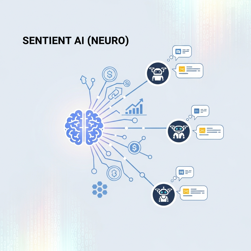 【爆益期待】SENTIENT AI (NEURO) + 自律型AIエージェント・ナラティブ