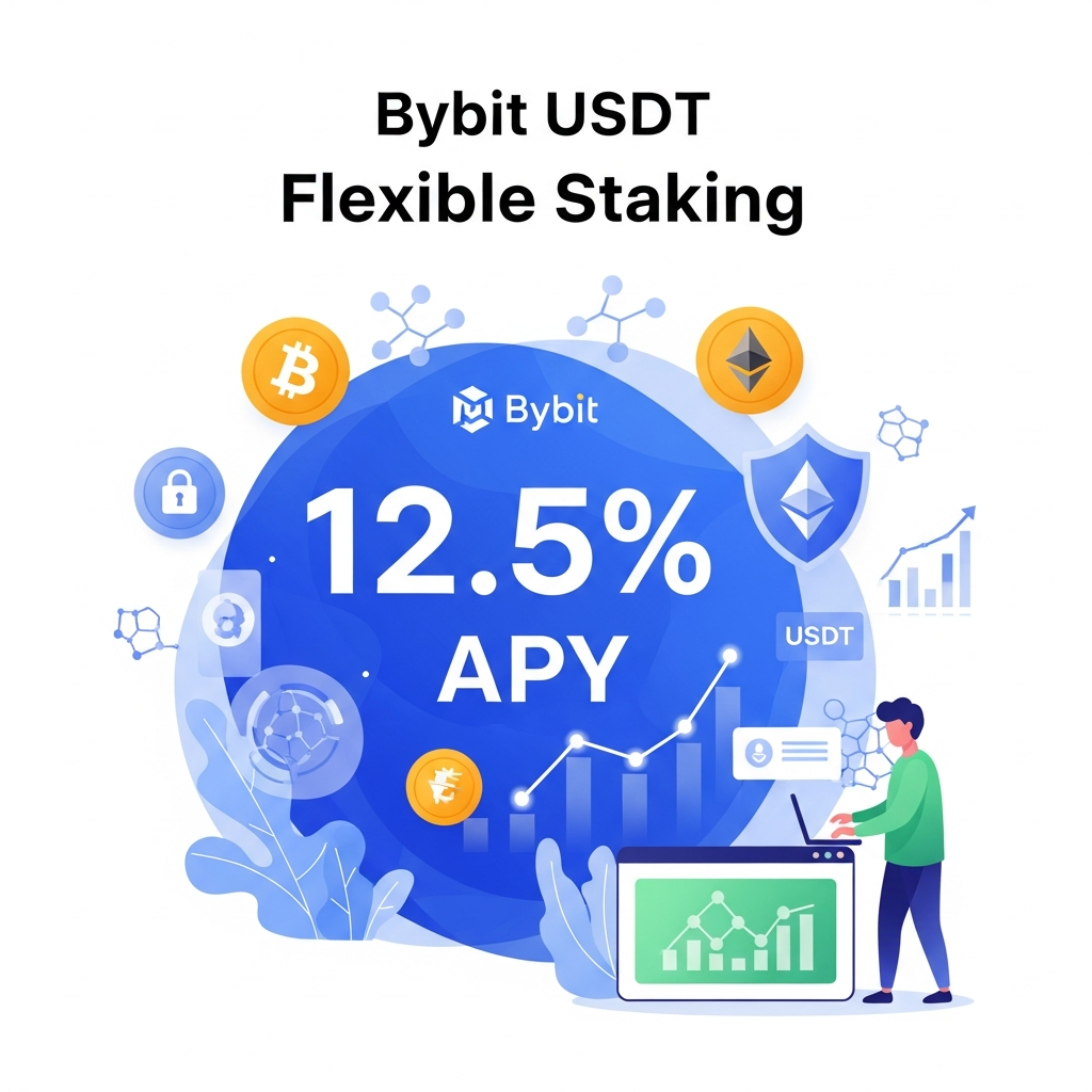 【年利12.5%】Bybit（バイビット）USDTフレキシブルステーキング