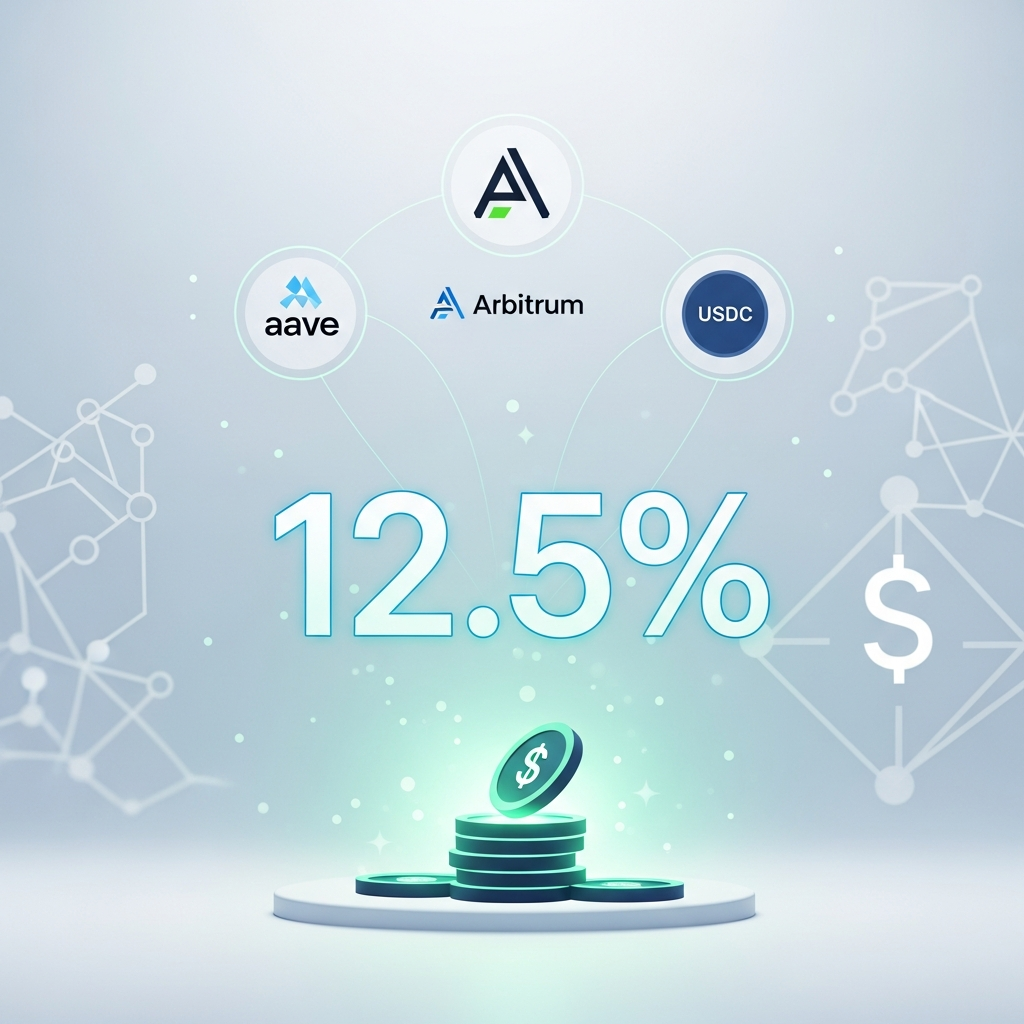 【年利12.5%】Aave V3 (Arbitrum) でUSDCを貸し出す高金利運用