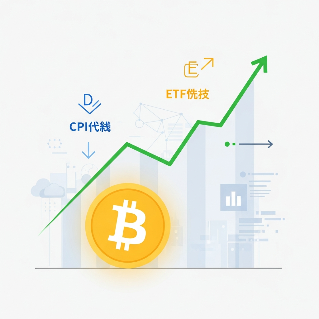 [重要度★5] 米CPI下振れとETF流入でBTC最高値へ