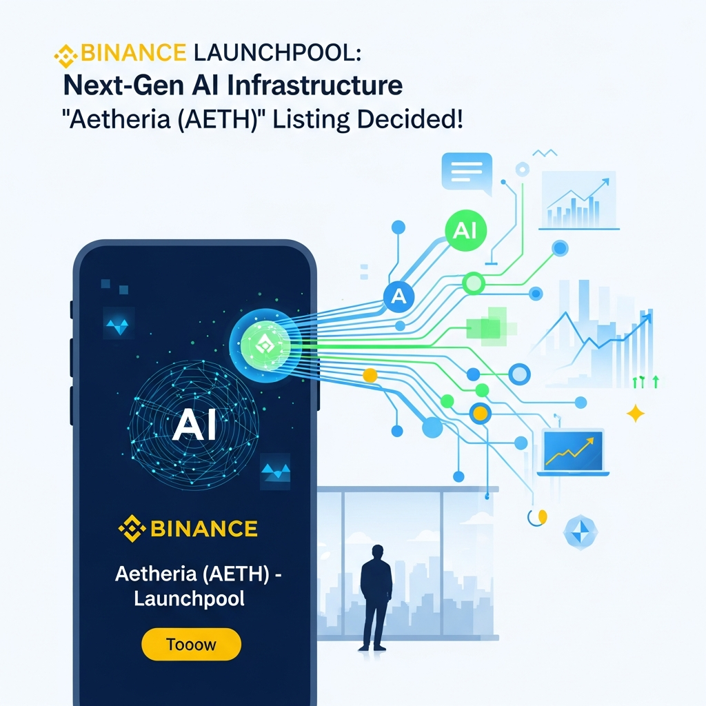 【最速】Binance Launchpool：次世代AIインフラ「Aetheria (AETH)」上場決定！