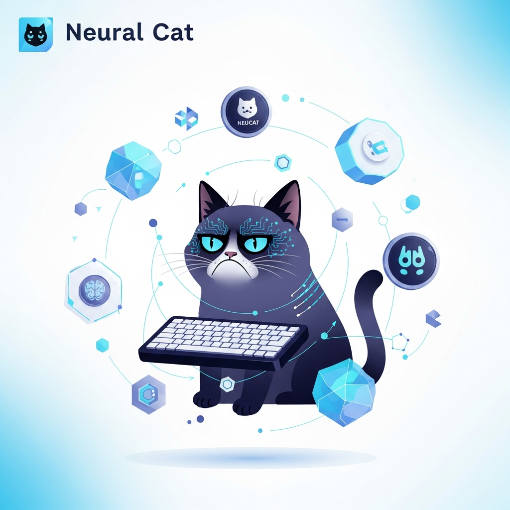 【爆益期待】Neural Cat (NEUCAT) + AIエージェント×猫ミームの融合