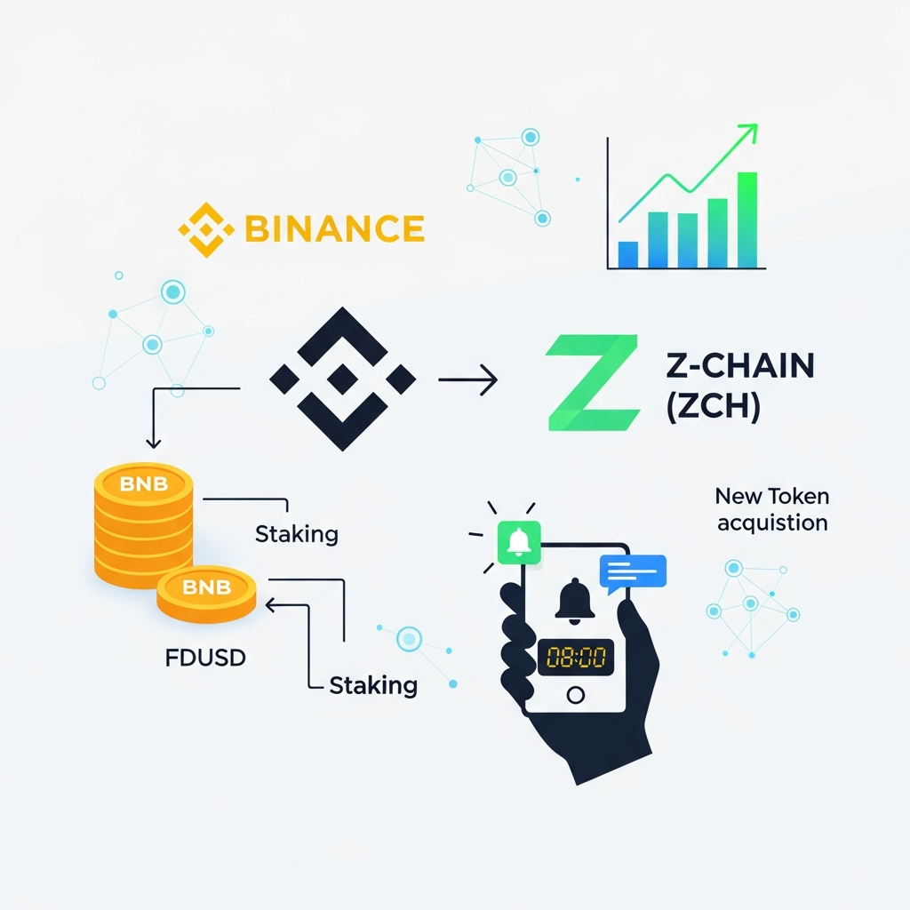 【最速】Binanceローンチプール「Z-Chain (ZCH)」開催！BNB/FDUSDステーキングで新トークン獲得
