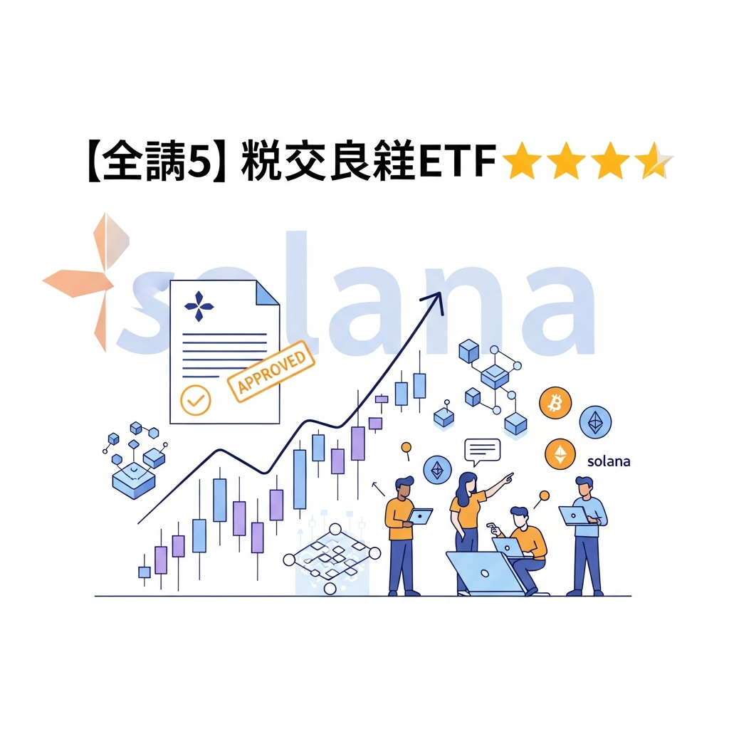 [重要度★5] 初のソラナ現物ETF承認、市場は強気へ