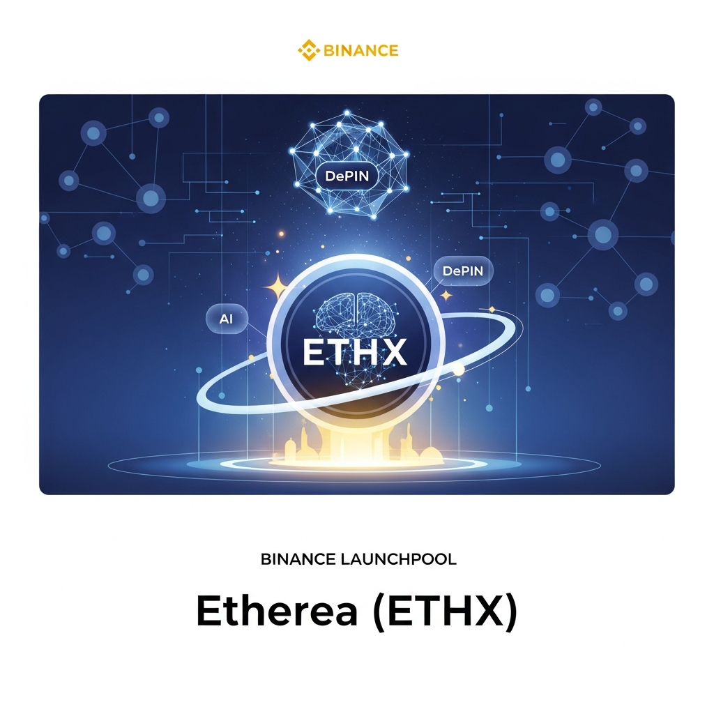 【最速】Binance Launchpool：次世代AI・DePINプロジェクト「Etherea (ETHX)」が上場決定