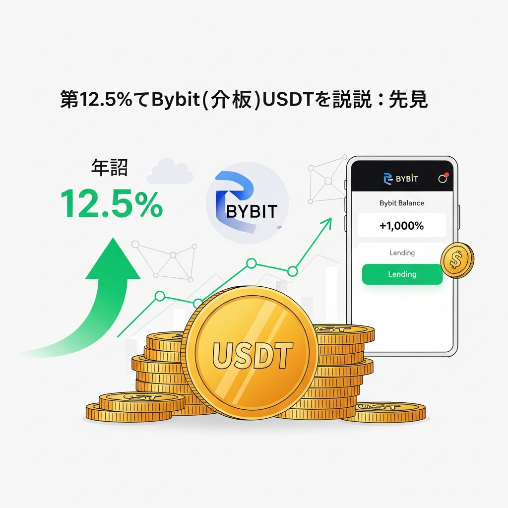【年利12.5%】Bybit（バイビット）USDTレンディング：安定資産で手堅く増やす