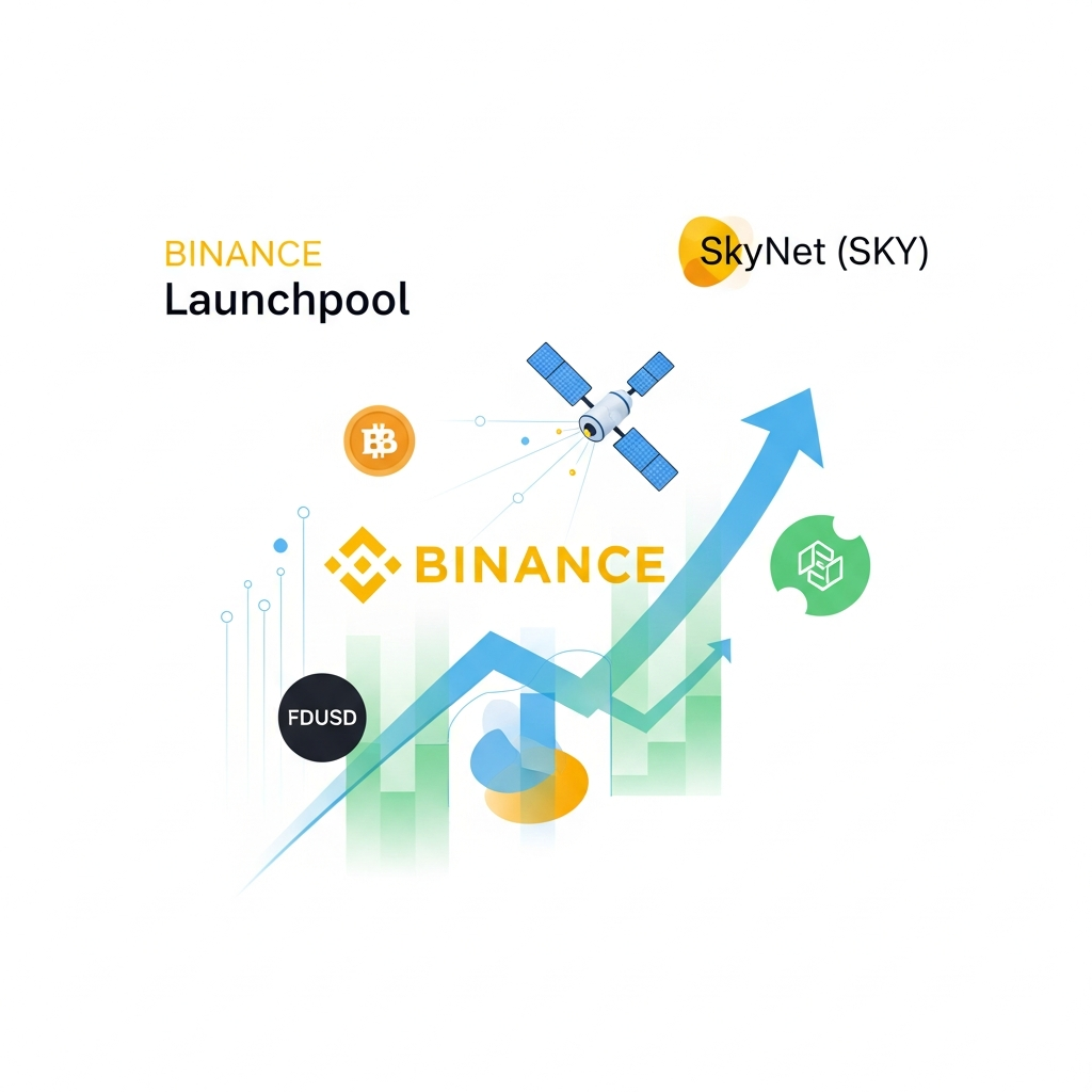 【最速】Binance Launchpoolに新プロジェクト「SkyNet (SKY)」が登場！BNB/FDUSDステーキングで報酬獲得