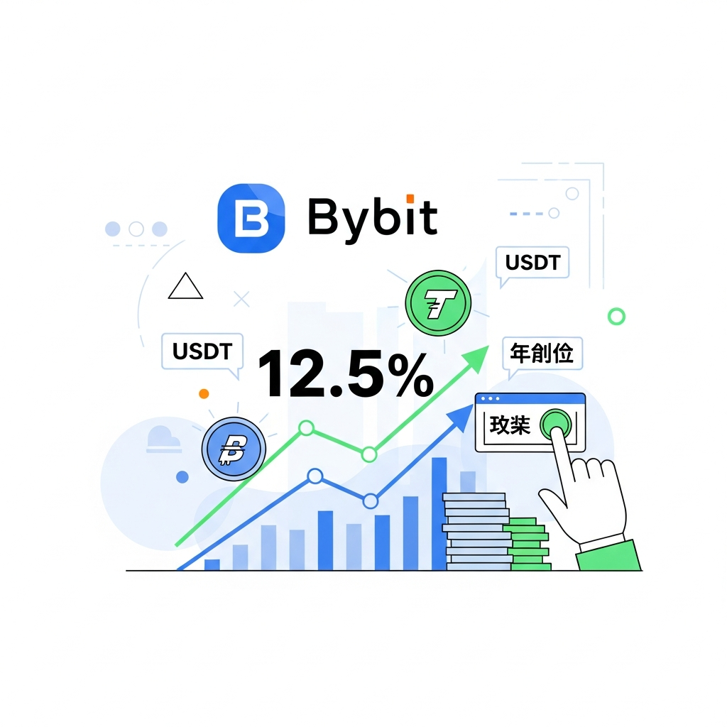 【年利12.5%】Bybit（バイビット）USDT フレキシブル貸出運用