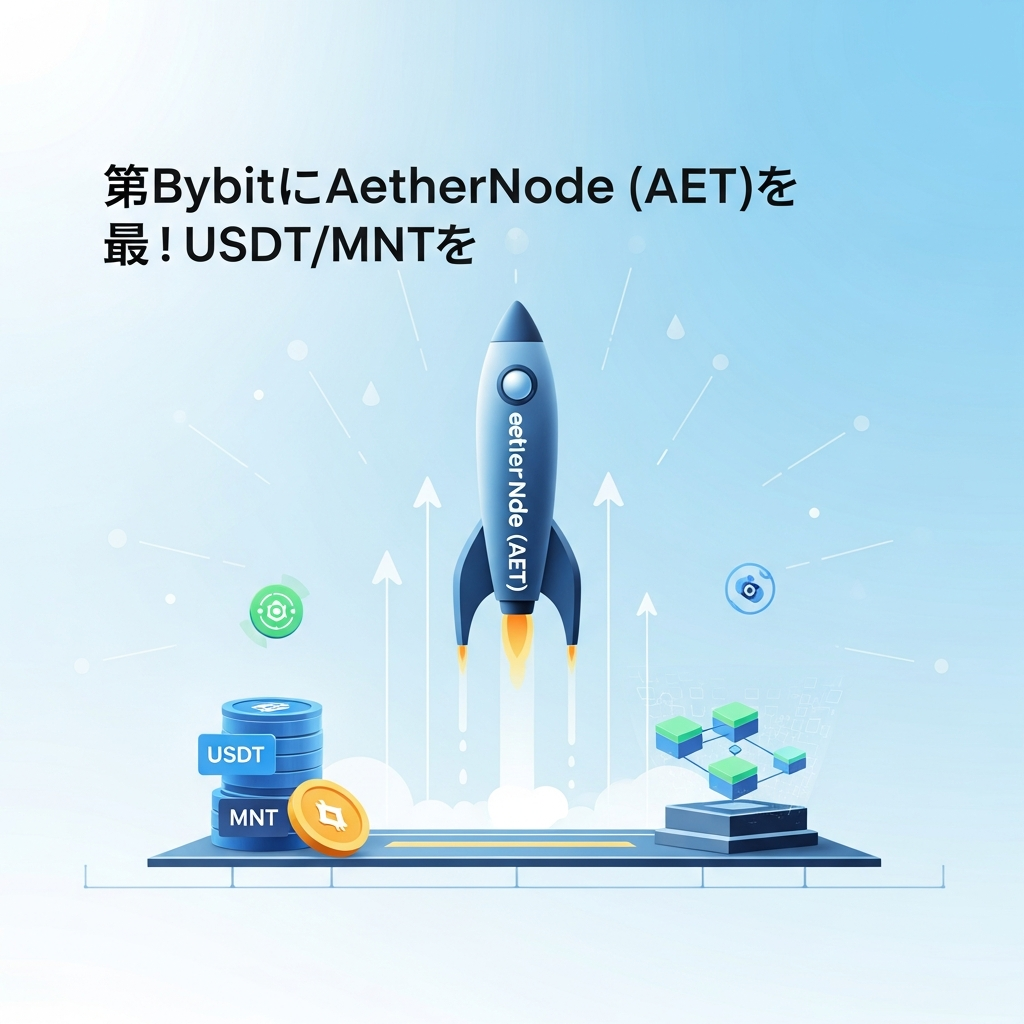 【最速】Bybitローンチプール「AetherNode (AET)」開催！USDT/MNTステーキングで新規獲得