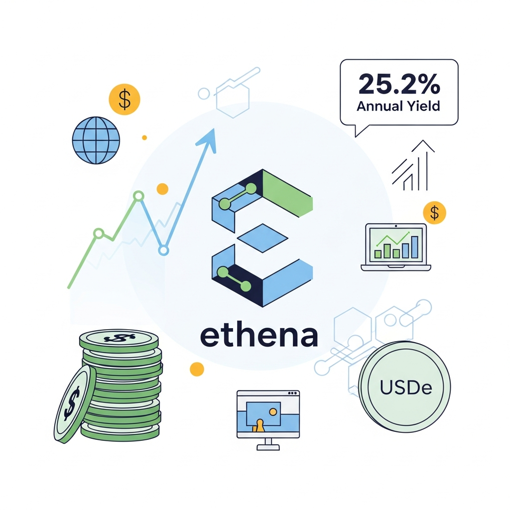 【年利25.2%】Ethena (USDe) ステーキングで高効率なインカムゲインを実現