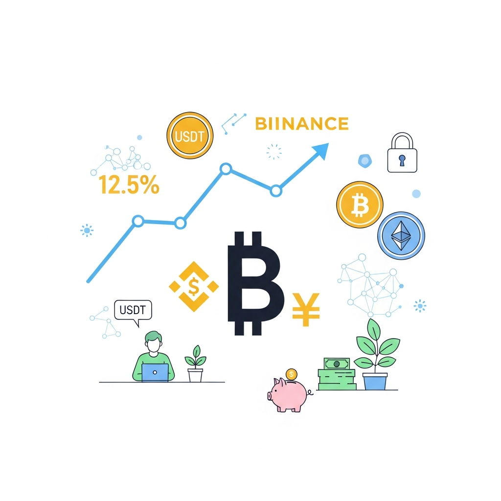 【年利12.5%】Binance（バイナンス）USDT Simple Earnで堅実に増やす
