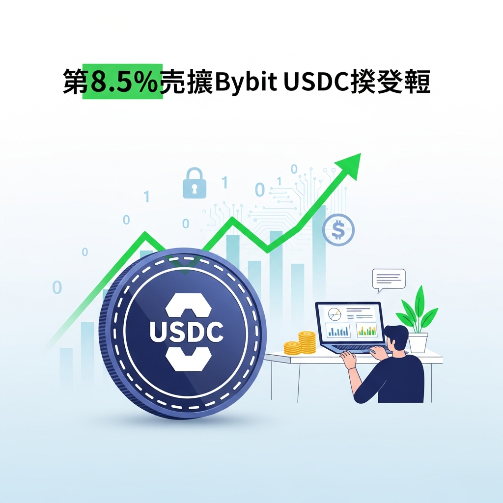 【年利8.5%】Bybit USDC固定ステーキングで手堅く増やす資産運用