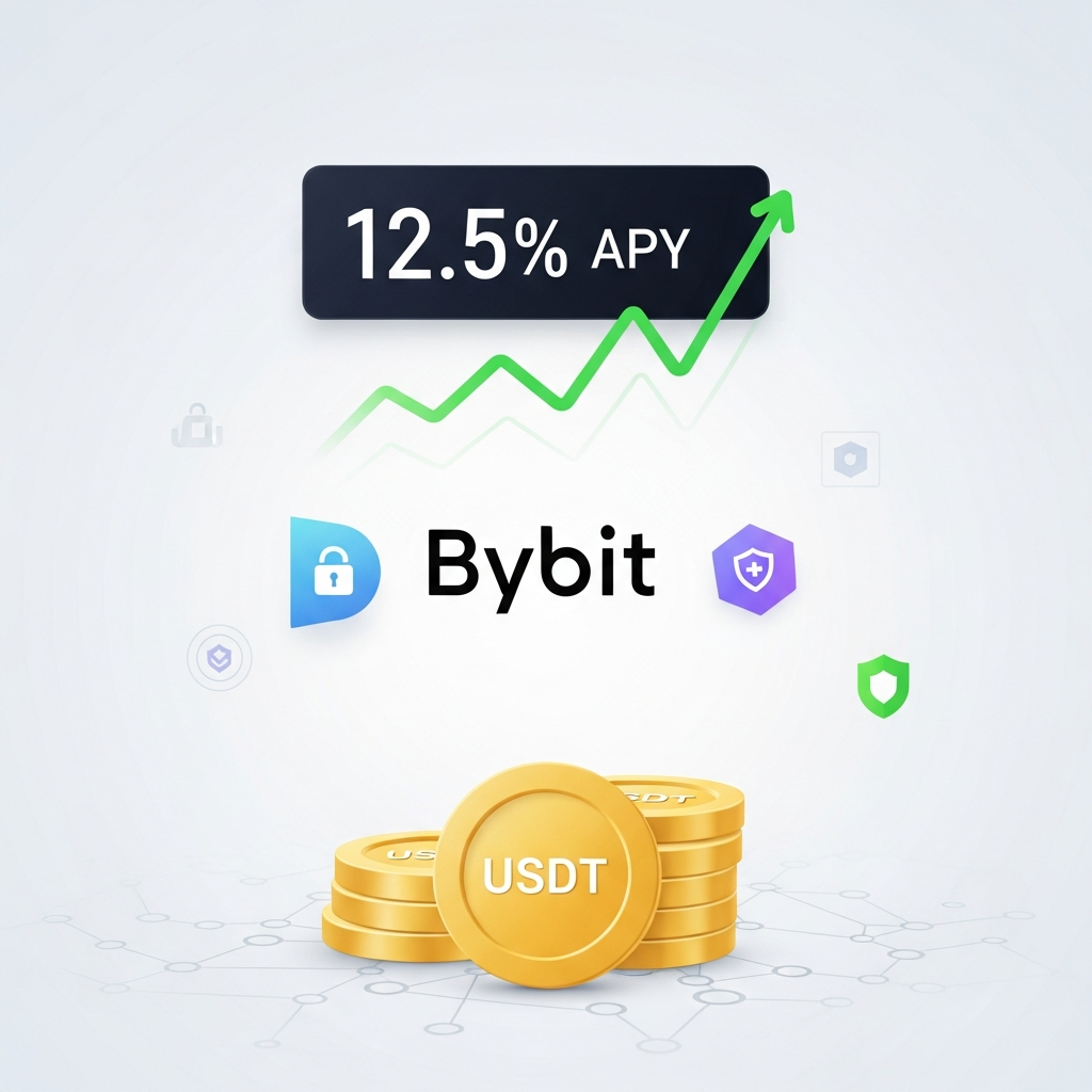 【年利12.5%】Bybit（バイビット）USDTステーブルコイン運用