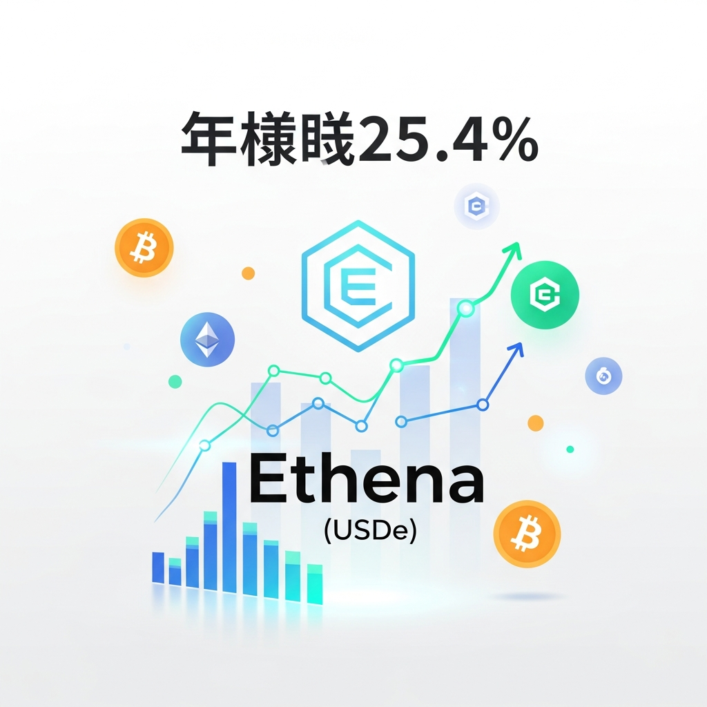 【年利25.4%】Ethena (USDe) ステーキングで高効率な資産運用