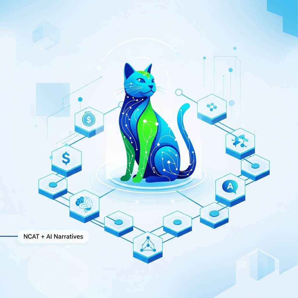 【爆益期待】Neural Cat (NCAT) + AI自律型エージェント・ナラティブ