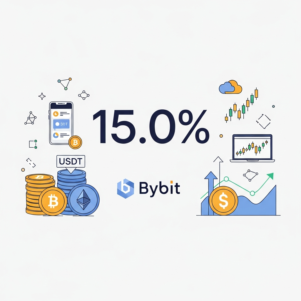 【年利15.0%】Bybit（バイビット）のUSDT貸付（フレキシブル運用）