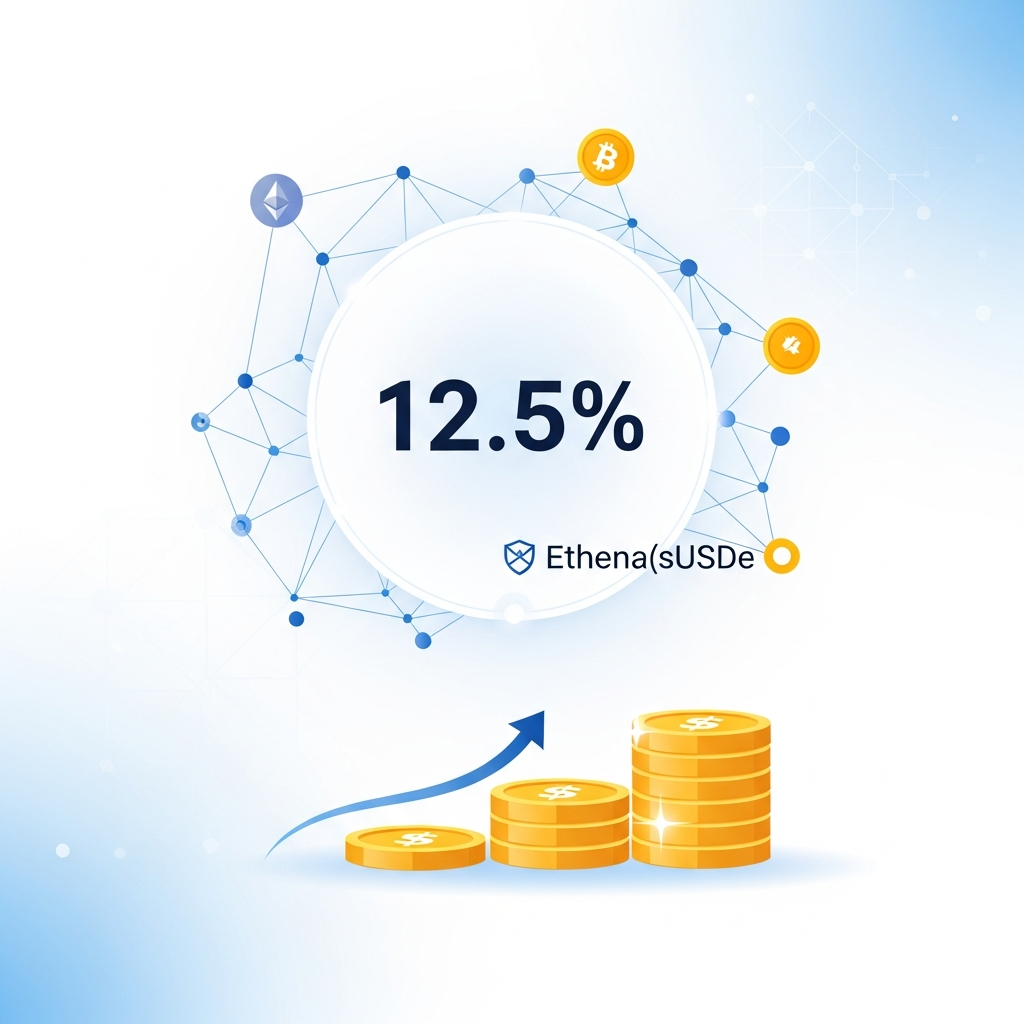 【年利12.5%】Ethena（sUSDe）ステーキングで安定したキャッシュフローを構築