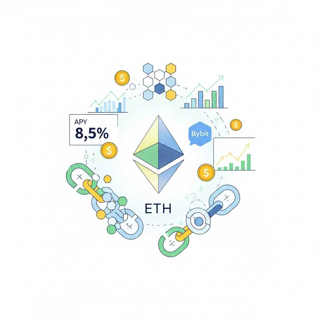 【年利8.5%】Bybit ETHリキッドステーキング+ボーナス報酬