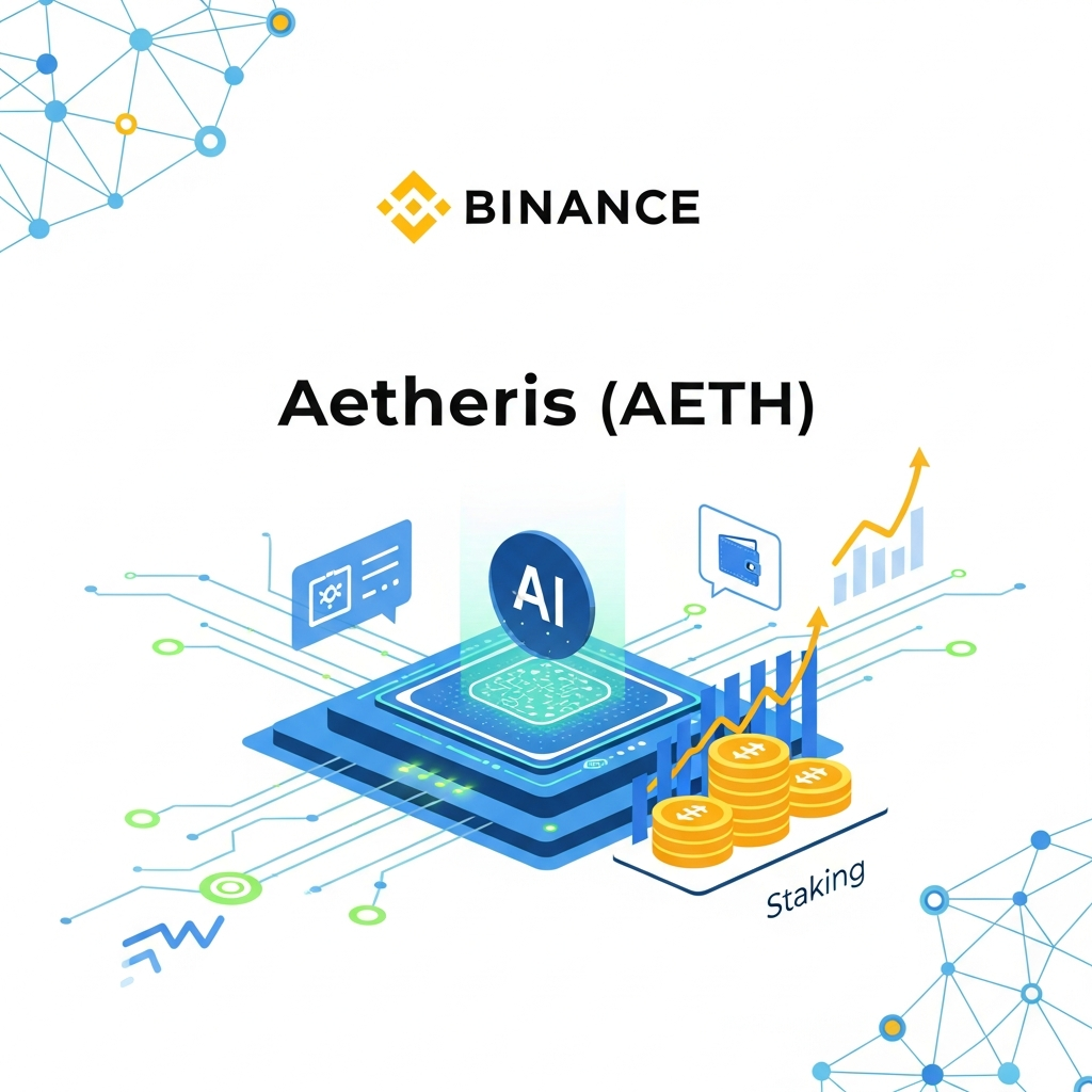 【最速】Binance Launchpool：次世代AIインフラ「Aetheris (AETH)」上場とステーキング報酬開始