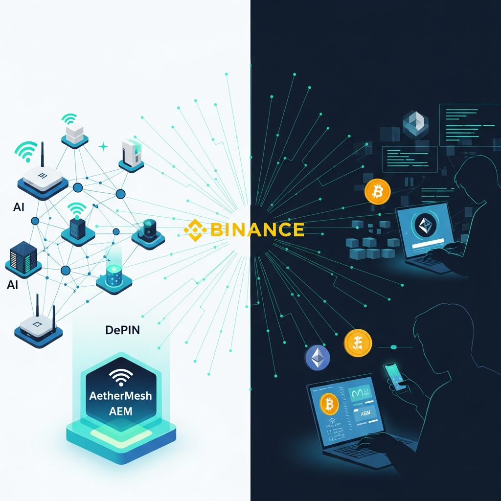 【最速】Binance Launchpool：次世代AI-DePINプロジェクト「AetherMesh (AEM)」の提供開始