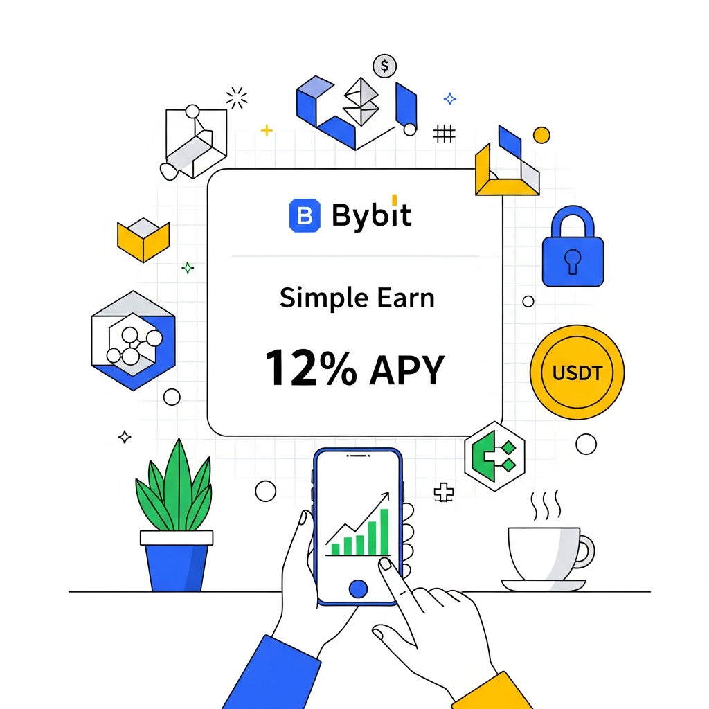 【年利12%】Bybit（バイビット）USDTシンプルアーンで手堅く稼ぐ